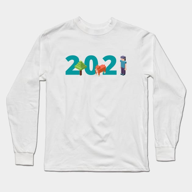 Lego Long Sleeve T-Shirt by JM ART